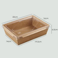 Kraft Paper Square Take-Out Containers