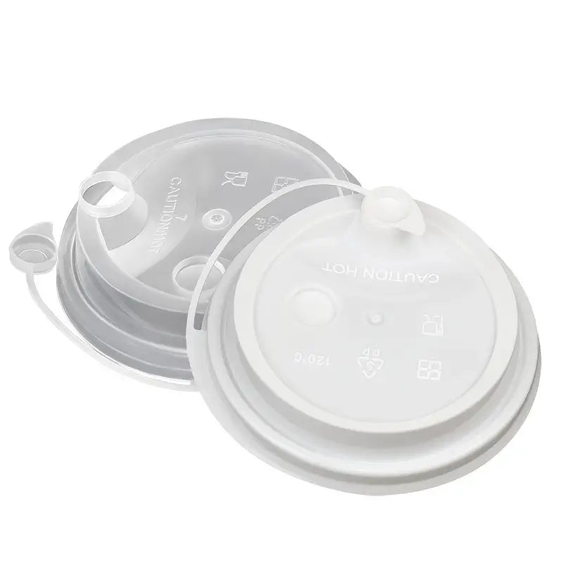 1000pcs 3.54in/9cm Disposable Milk Tea Cup Lid, Leak-proof Cup Cover, Juice Drink Packaging Cup Lid - CokMaster