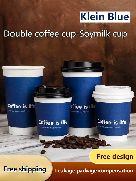 Disposable coffee cup take away hot drink paper cup