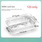 Tin tray barbecue foil plate packing takeaway lunch box