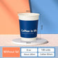 Disposable coffee cup take away hot drink paper cup