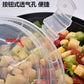 Buckle to-go box disposable fruit fishing salad round Box Lunch Box takeaway plastic box lunch box rectangular - CokMaster