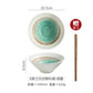 Creative Japanese style ramen bowl noodle bowl household ceramic bowl large noodle bowl instant noodle bowl rain-hat shaped bowl tableware - CokMaster