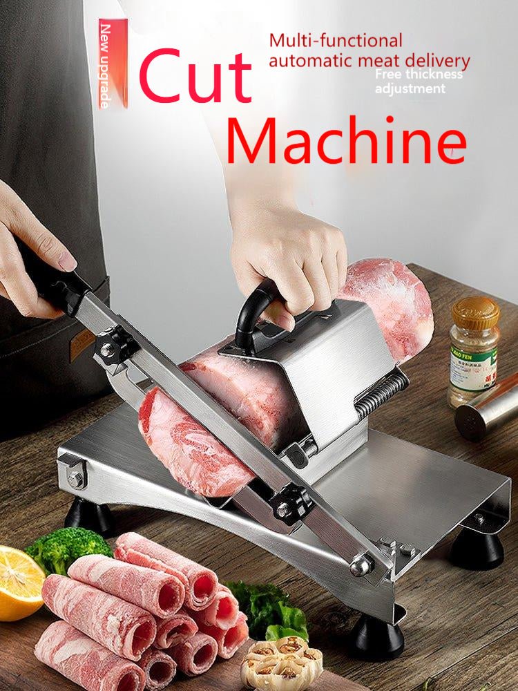 Cut lamb roll slicer hot pot beef slices fried beef meat slicer household small sliced meat machine meat slicer - CokMaster