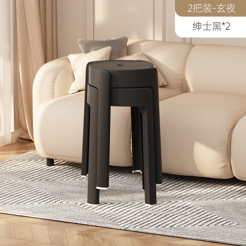 Dining room spare plastic thickened stackable silence pad dresser stackable bench commercial chair - CokMaster