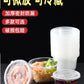 Disposable bowl with lid plastic bowl fast food soup bowl household takeaway packing box environmental protection round transparent lunch box - CokMaster