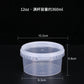 Disposable dessert soup bowl plastic thickened seal round to-go box porridge bucket takeaway lunch box with lid soup cups free shipping - CokMaster