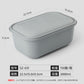 Disposable lunch box with lid rectangular high-end takeaway packing box plastic American fast food lunch box microwave - CokMaster