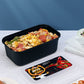 Disposable lunch box with lid rectangular high-end takeaway packing box plastic American fast food lunch box microwave - CokMaster