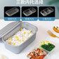 Disposable lunch box with lid rectangular high-end takeaway packing box plastic American fast food lunch box microwave - CokMaster