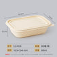 Disposable to-go box high-grade environmentally friendly degradable corn starch Lunch Box fast food bento box lunch box with lid - CokMaster