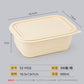 Disposable to-go box high-grade environmentally friendly degradable corn starch Lunch Box fast food bento box lunch box with lid - CokMaster