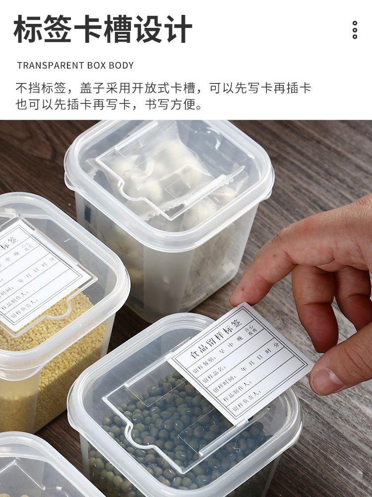 Food retention sample box small dishes sampler box food sample crisper restaurant for school kindergarten canteen - CokMaster