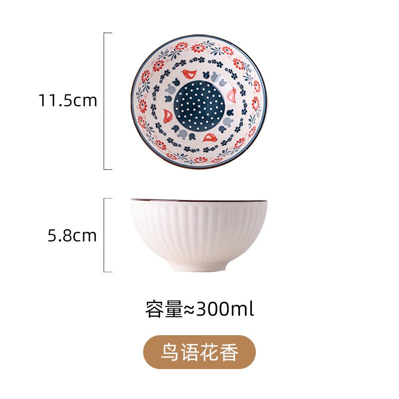 Good-looking Japanese style tableware ceramic dining rice bowl household particularly beautiful 2023 new bowl and dish set - CokMaster