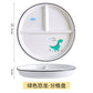 Grid 211 fat reduction plate household breakfast separation tableware children's ceramic weight loss quantitative plate three grid food dispatch disk - CokMaster