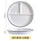 Grid 211 fat reduction plate household breakfast separation tableware children's ceramic weight loss quantitative plate three grid food dispatch disk - CokMaster