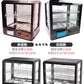 Heated display cabinet commercial heating thermostat food display cabinet small desktop egg tart chestnut bread drink deli cabinet - CokMaster