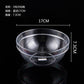 High-end restaurant transparent salad bowl plastic drop-resistant round tea bowl acrylic rubber cup vegetable bowl PC hand wash bowl - CokMaster