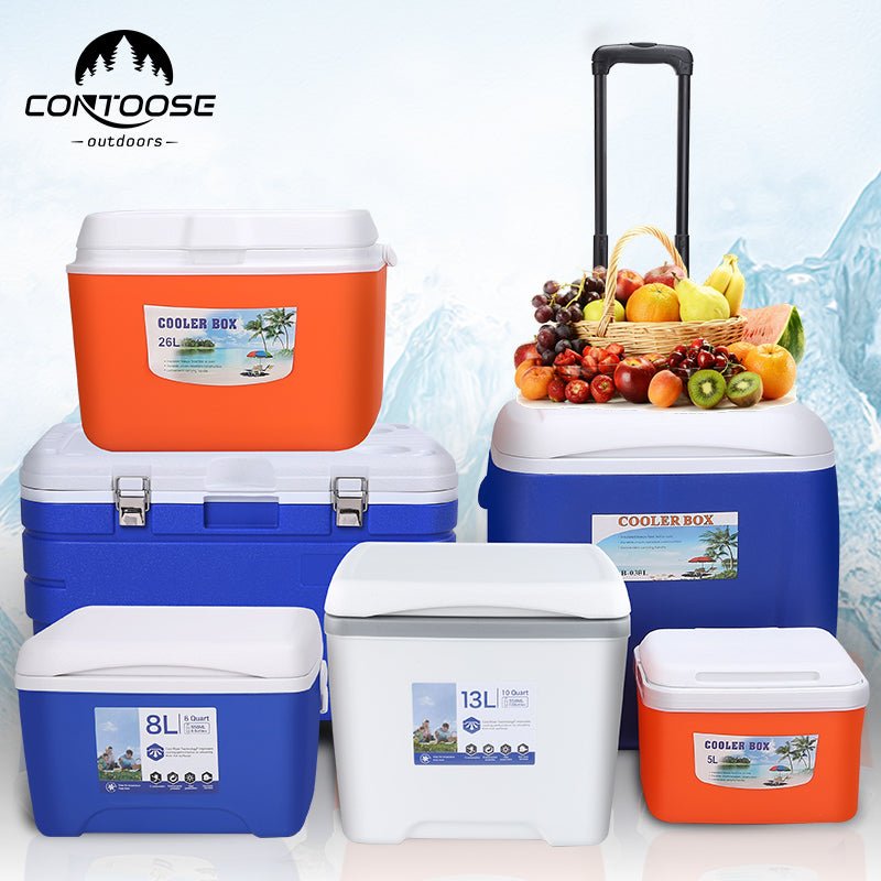 26L Cooler Box, Heat Cold Preservation Fall Resistant Portable