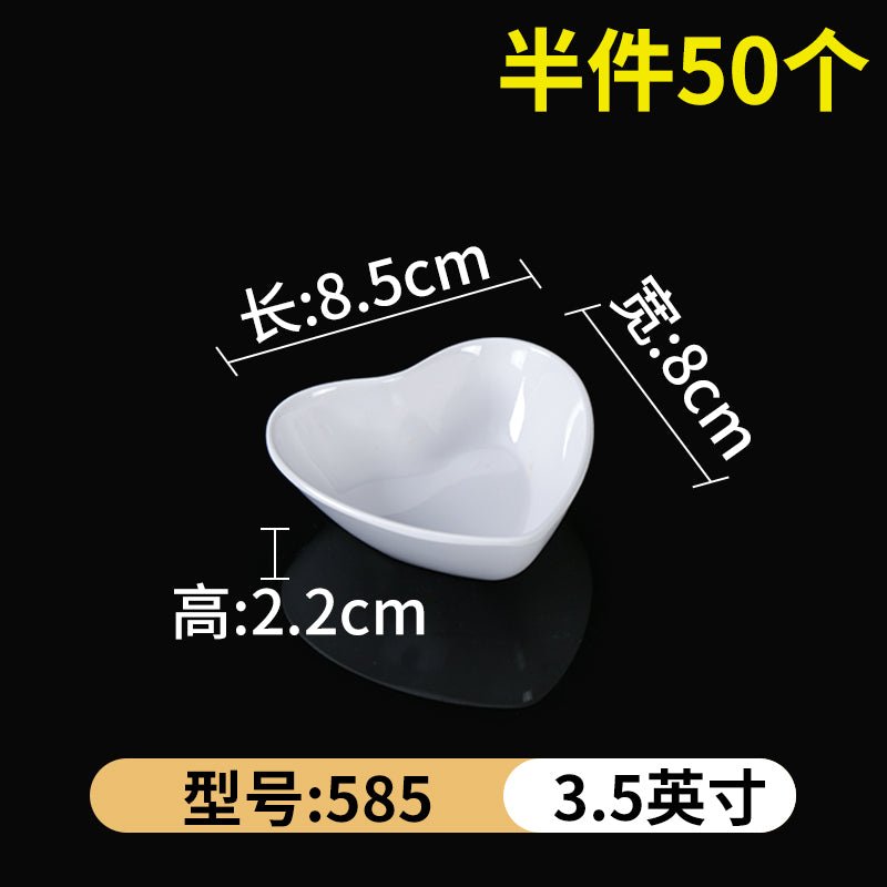 Melamine tableware commercial small condiment dish sauce dishes dish seasoning plate sauce dish sauce dishes small material soy sauce and vinegar plate - CokMaster