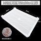 Single-layer freezing plate frozen basket white food storage basket ventilation short drying tray food grade rectangular plastic drying basket - CokMaster