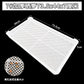 Single-layer freezing plate frozen basket white food storage basket ventilation short drying tray food grade rectangular plastic drying basket - CokMaster